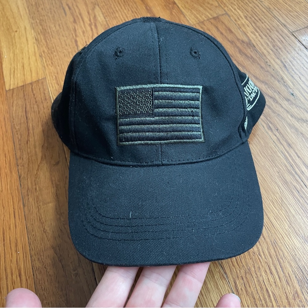 Voodoo tactical Black Men's Baseball Cap with Flag New